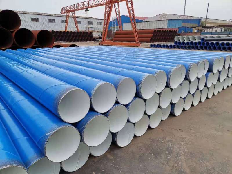 內(nèi)外涂塑螺旋鋼管 內(nèi)外涂塑螺旋鋼管